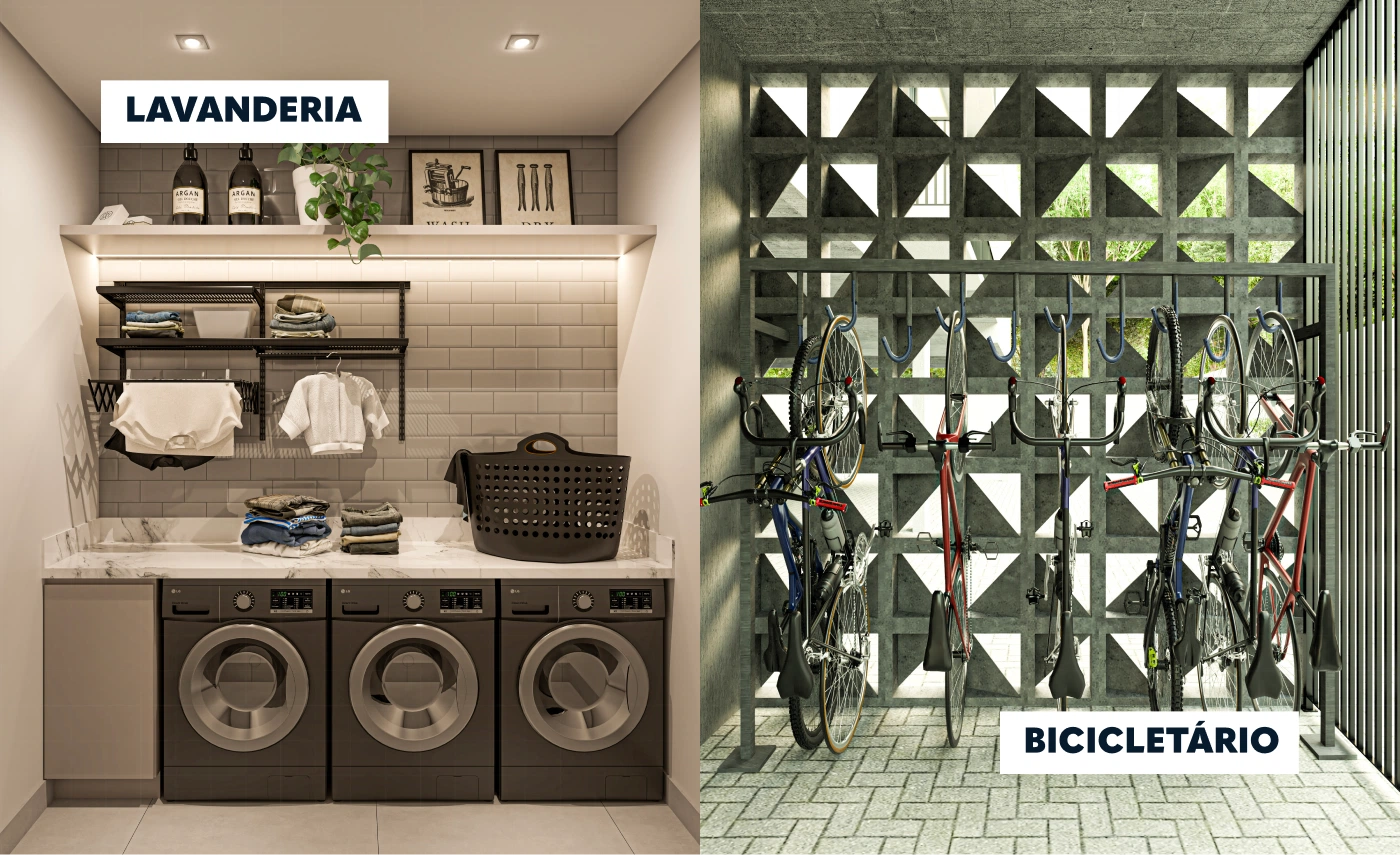 Lavanderia / Bicicletário